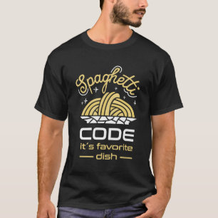 Computer Programmering Spaghetti Code Programmeur T-shirt
