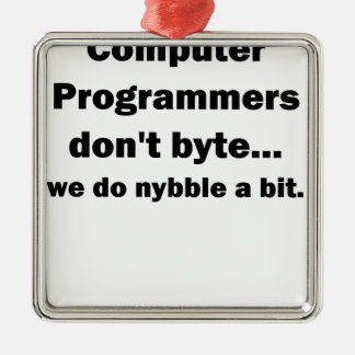 Computer Programmers dont byte.png Metalen Ornament