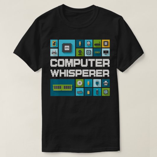 Computer Programmeur Geeks Funny Gezegde Computer T-shirt (Design voorkant)