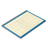 Computer Programming Punch Cards Notebook Notitieboek (Linkerzijde)