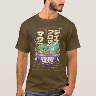 Computer Ramen Anime Noodles Kawaii Japan T-shirt