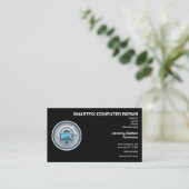 Computer Repair Data Recovery Computer Builder Visitekaartje (Staand voorkant)