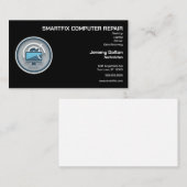 Computer Repair Data Recovery Computer Builder Visitekaartje (Voorkant / Achterkant)