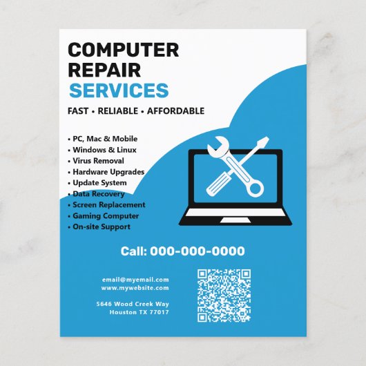Computer Repair Flyer (Voorkant)