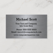Computer Repair of Tech Support Visitekaartje (Achterkant)
