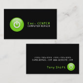 Computer Repair, PC Geek Center Visitekaartje (Voorkant / Achterkant)