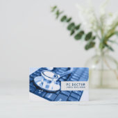 Computer Repair, technologie, laptopVisitekaartjes Visitekaartje (Staand voorkant)