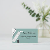 Computer Repair Visitekaartje (Staand voorkant)