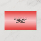 Computer Repair Visitekaartje (Achterkant)