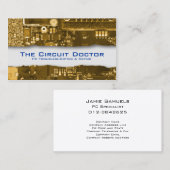 Computer Repair Visitekaartje elektronische circui (Voorkant / Achterkant)