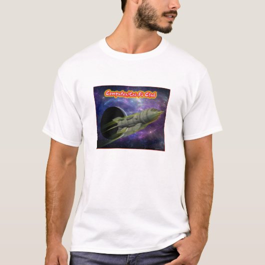 Computer/Sci-Fi Club Space Ship T-shirt (Voorkant)