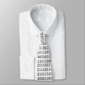 Computer Science Binary (Black and Red) Stropdas (Gebonden)