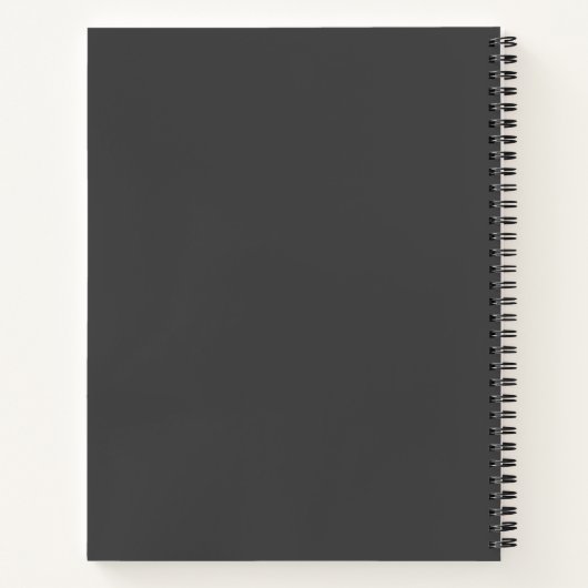 Computer Science Personalized School Black Graph Notitieboek (Achterkant)