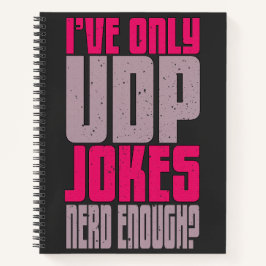 Computer Science Programmer udp Joke Notitieboek