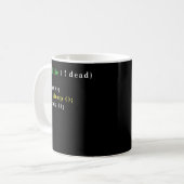 Computer Science Python Programmer Eat Code Slaap Koffiemok (Voorkant links)