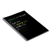 Computer Science Python Programmer Eat Code Slaap Notitieboek (Rechterzijde)