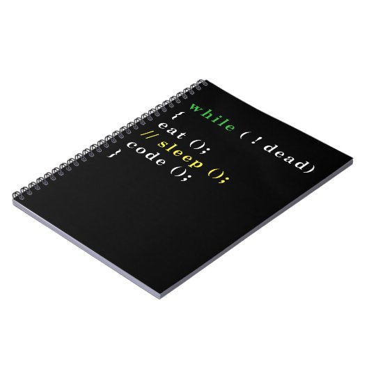 Computer Science Python Programmer Eat Code Slaap Notitieboek (Linkerzijde)