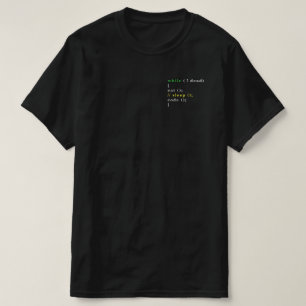 Computer Science Python Programmer Eat Code Slaap T-shirt