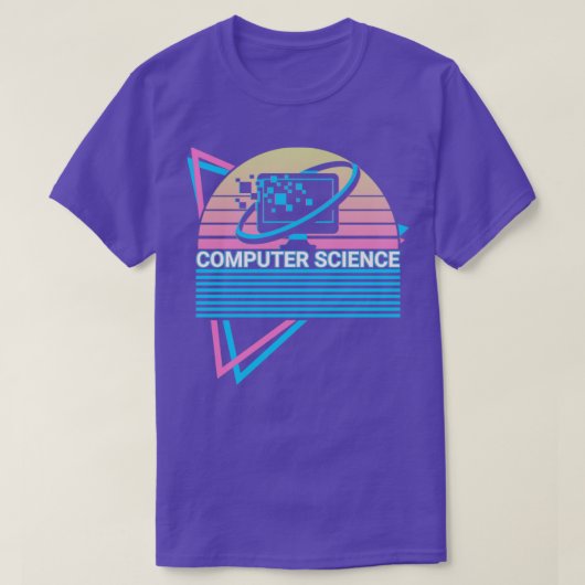 Computer Science Retro T-shirt (Design voorkant)