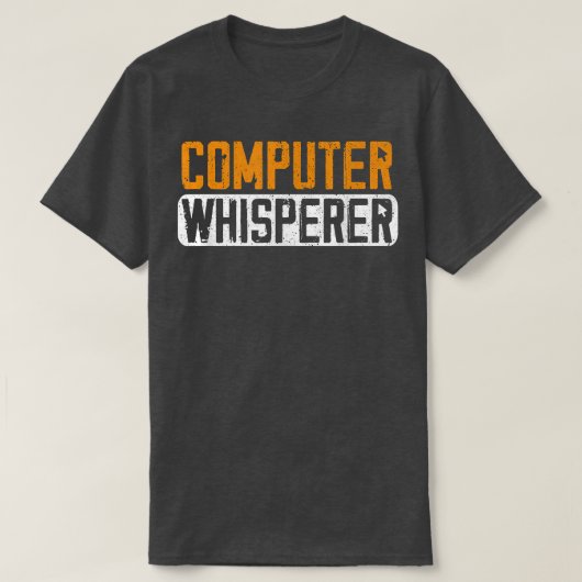 Computer Science Whisperer Funny Coding Programmer T-shirt (Design voorkant)