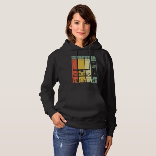 Computer Scientist Admin IT Technician Network Pro Hoodie (Voorkant volledig)