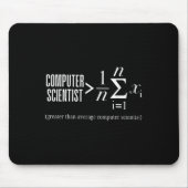 Computer Scientist Wiskunde Programmeur Coder Soft Muismat (Voorkant)