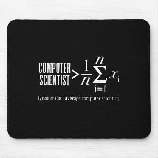 Computer Scientist Wiskunde Programmeur Coder Soft Muismat (Voorkant)