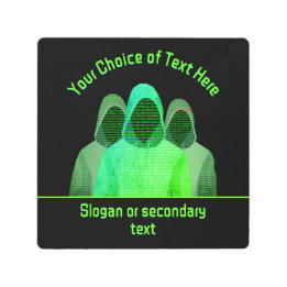 Computer Security Theme Groene Code - Aangepaste t