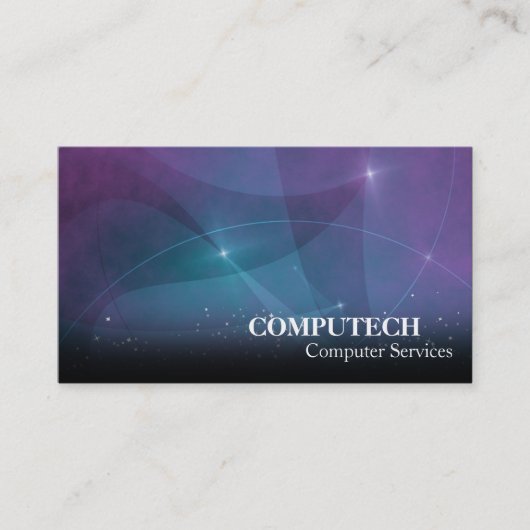 Computer Services & Programmer Visitekaartje (Voorkant)