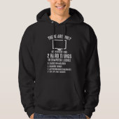Computer Software Programmer Engineer Codeur Hoodie (Voorkant)