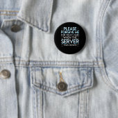 Computer System Admin Server Down forceren Ronde Button 5,7 Cm (In situ)