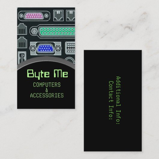 Computer & Tech Visitekaartje 2 (Voorkant / Achterkant)