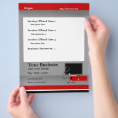 Computer Technists Services en Reparatiebrochure Flyer (Hand)