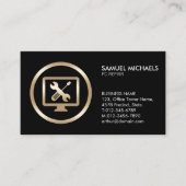 Computer Tools Icon PC Repair Business Card Visitekaartje (Voorkant)