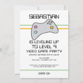 Computer Video Game Player Levensdag omhoog Kaart (Voorkant)