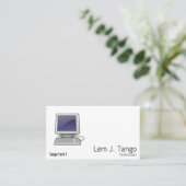 Computer Visitekaartje (Staand voorkant)