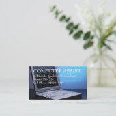 Computer Visitekaartje 2 (Staand voorkant)