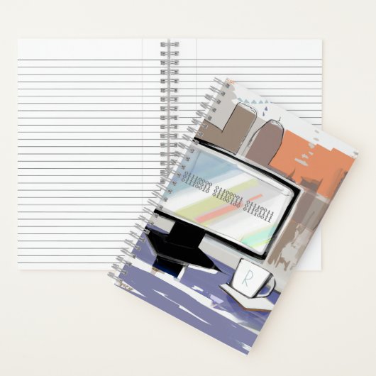 Computer Wachtwoorden Spiral Notitieboek (Binnen)