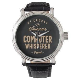 Computer Whisperer Funny Employment Horloge