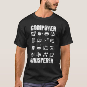 Computer Whisperer Grappige Computer Science Cadea T-shirt