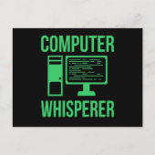 Computer Whisperer IT Tech Software Programmer Aankondigingskaart (Voorkant)