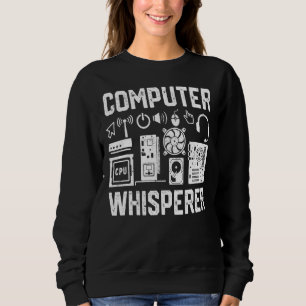 Computer Whisperer IT-technicus Nerd Geek Geeky Trui
