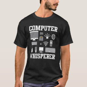 Computer Whisperer IT Technische ondersteuning Ner T-shirt