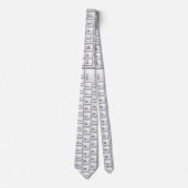 Computer White Keyboard Geek Stropdas (Voorkant)