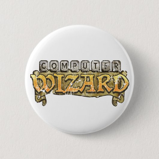 Computer Wizard 2008 Button (Voorkant)