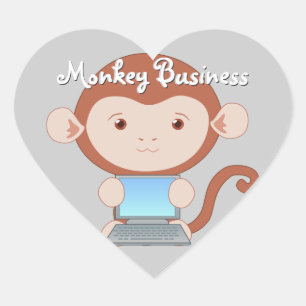 Computer Wizard Monkey Stickers