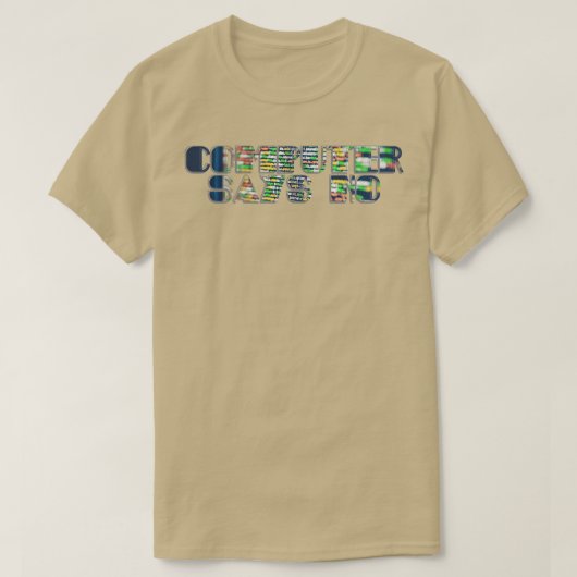 Computer zegt nee t-shirt (Design voorkant)