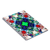 Computerafbeeldingen. Illustratie van een abstract Notitieboek (Rechterzijde)