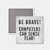 Computerangst Magneet (Voorkant / Achterkant)