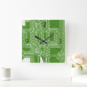 Computerbordpatroon Vierkante Klok (Huis)